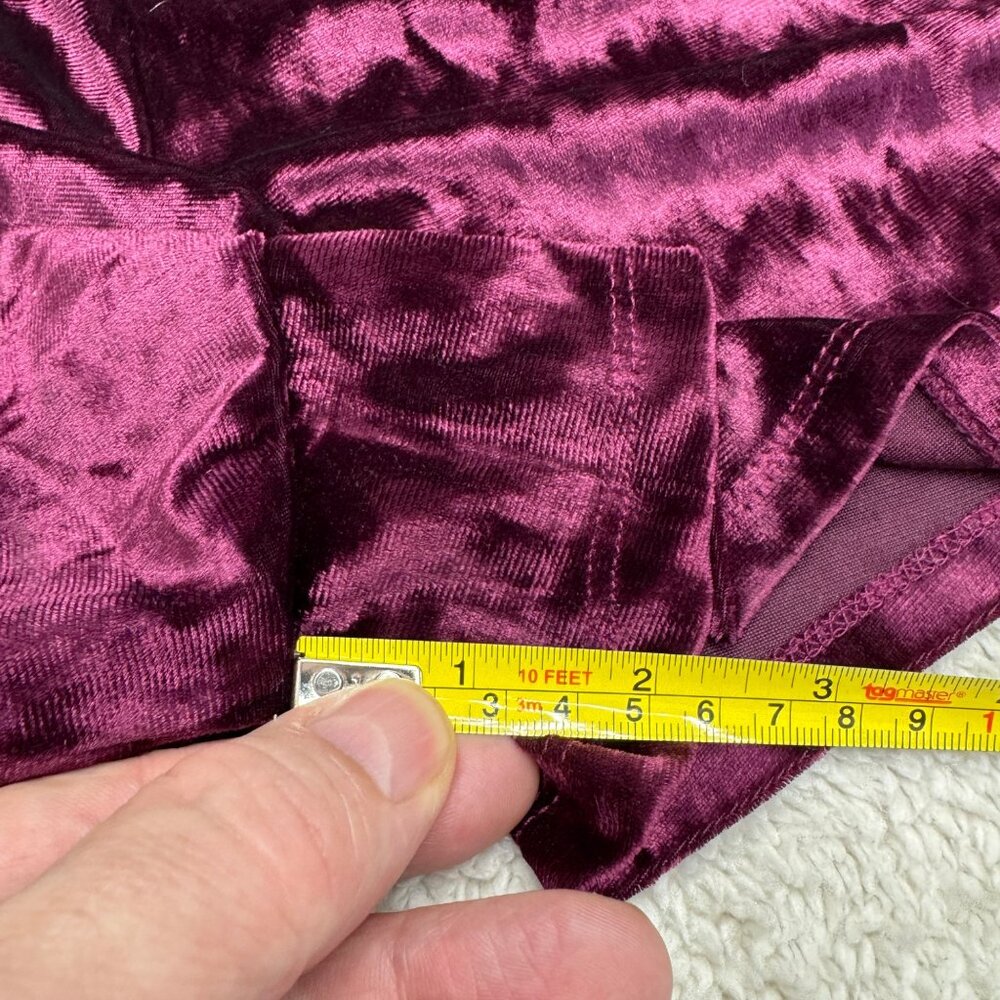 Tahari Women's Velvet 2pc Sleepwear Set Pajama, Size M - Picture 14 of 14